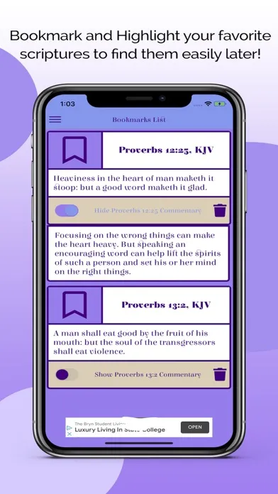 Zrzuty ekranu Caranba Proverbs Commentary
