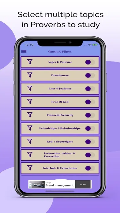 Zrzuty ekranu Caranba Proverbs Commentary