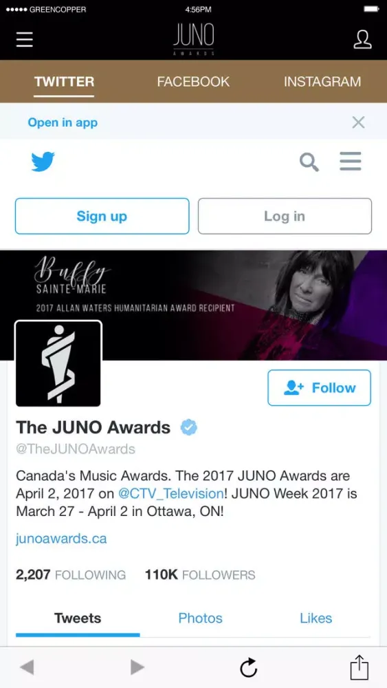 The 2017 JUNO Awards Ekran Görüntüleri