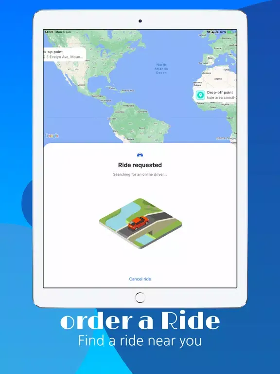 تصاویر Carb: Safe & Affordable rides iPad 