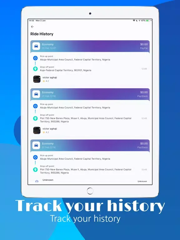 تصاویر Carb: Safe & Affordable rides iPad 