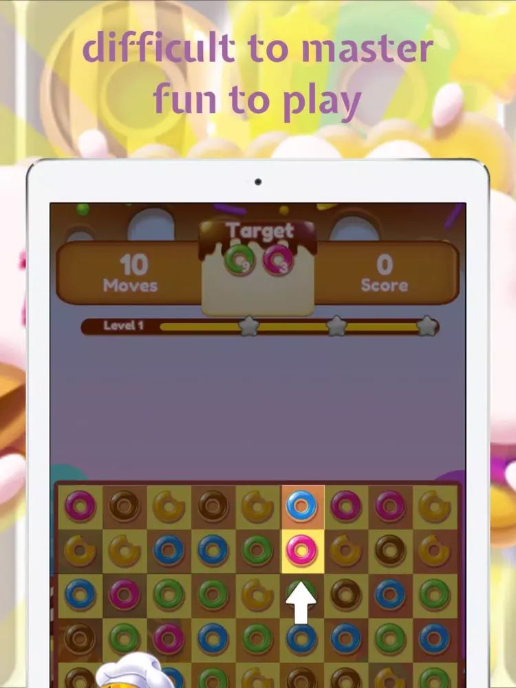 Donuts Crush iPad  स्क्रीनशॉट