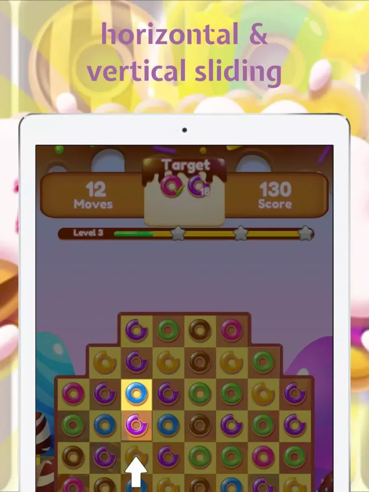 Donuts Crush iPad  स्क्रीनशॉट
