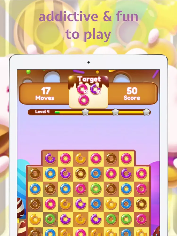 Donuts Crush iPad  स्क्रीनशॉट
