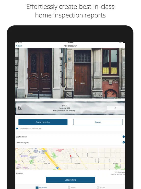 Tangkapan layar Inspector Nexus iPad 