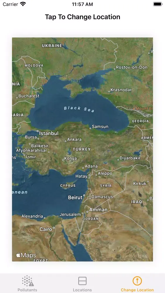 Zrzuty ekranu Current Pollutants