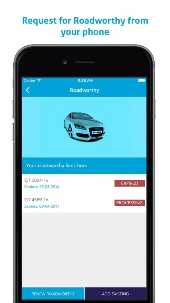 Tangkapan skrin Car Care Ghana