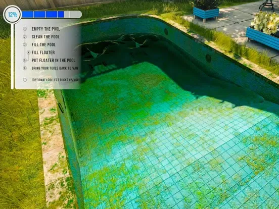 Captures d'écran de Pool Cleaning Simulator 3D iPad 