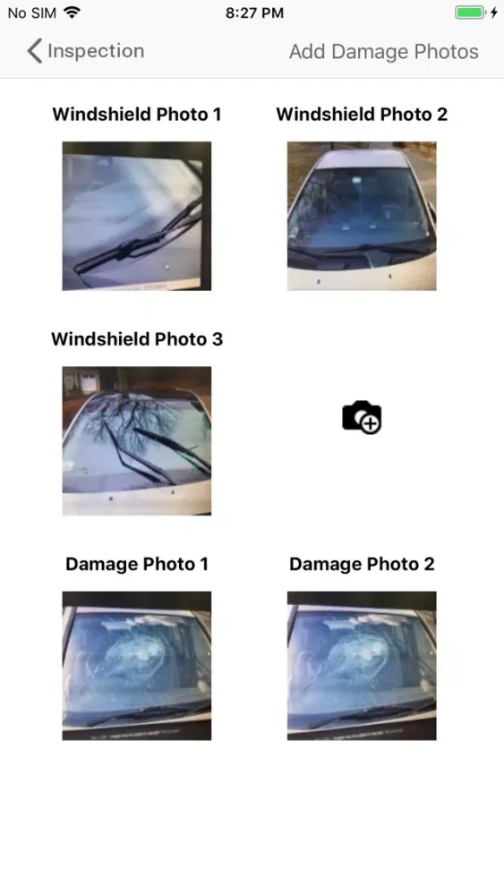 Tangkapan layar CARCO Windshield Inspection