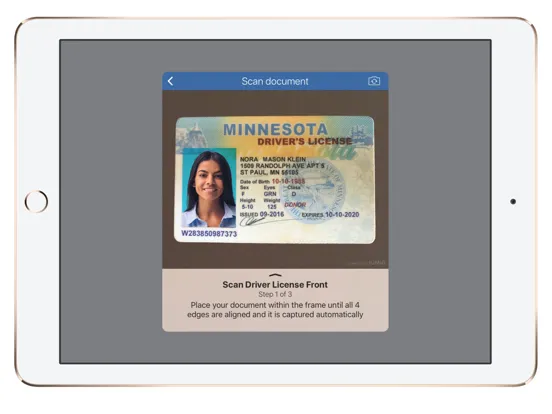 Document Upload iPad  Screenshots