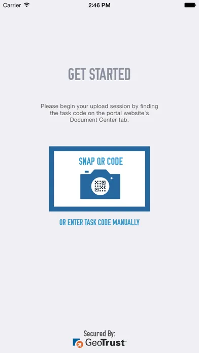 Document Upload Screenshots