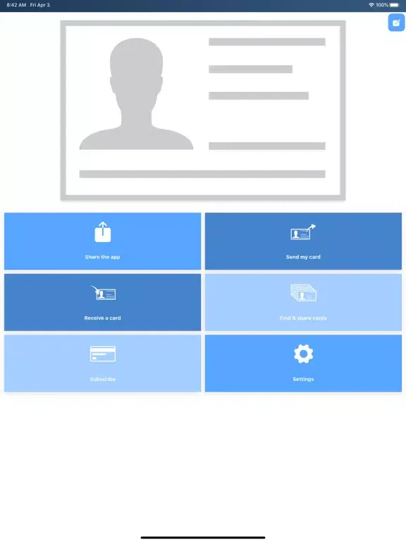 Capturas de pantalla de Card-tapp iPad 