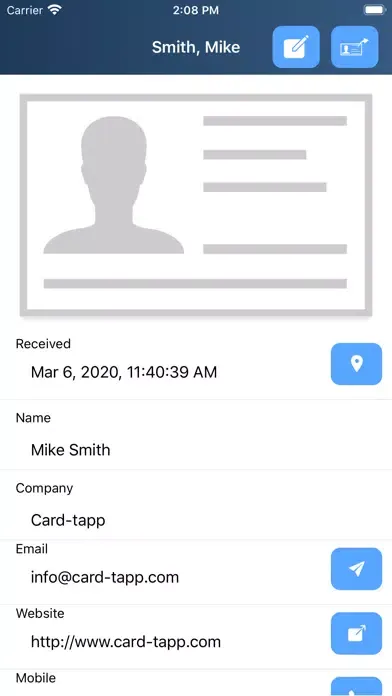 Capturas de pantalla de Card-tapp