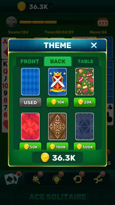 Tangkapan layar Ace Solitaire: Classic Card