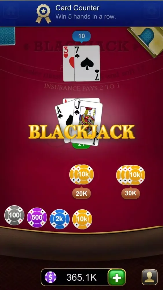 Blackjack Classic - Card Game Screenshots