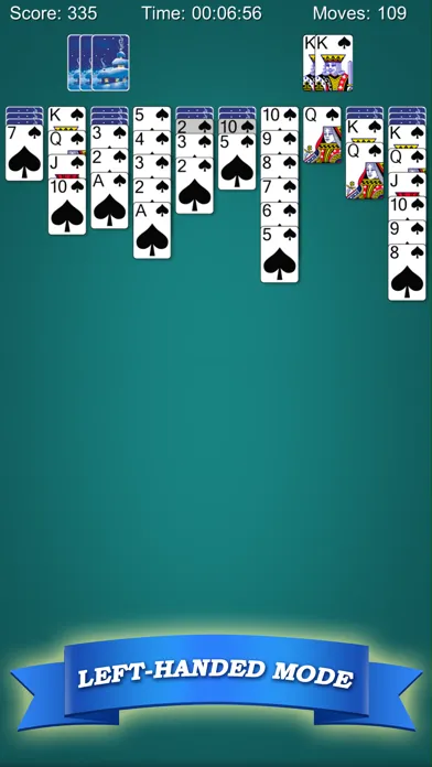 Tangkapan skrin Spider Solitaire Classic!!