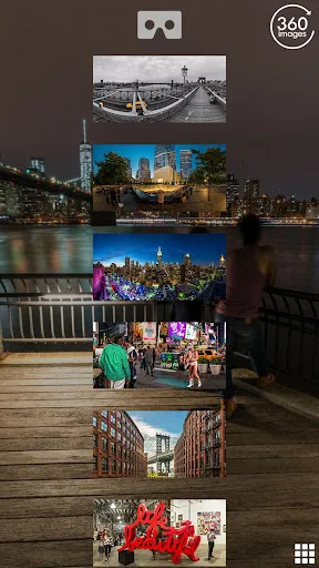 Captures d'écran de New York VR - Google Cardboard