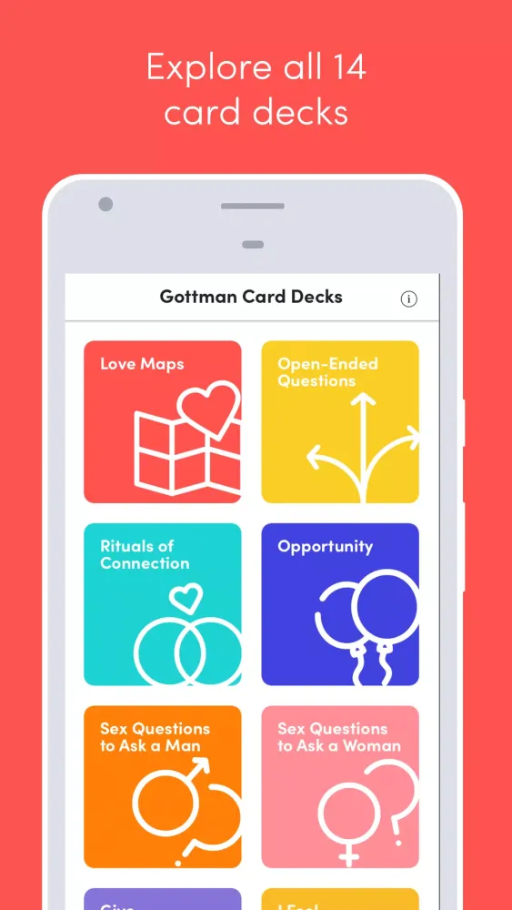 Gottman Card Decks Screenshots