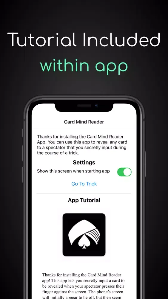 ภาพหน้าจอของ Card Mind Reader