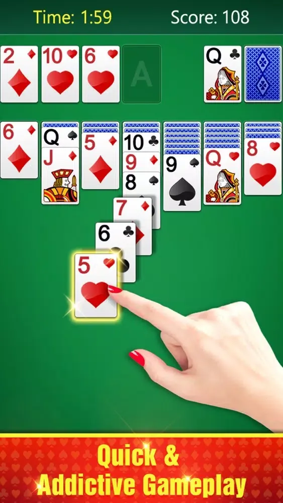 Capturas de tela do Happy Solitaire Card Game