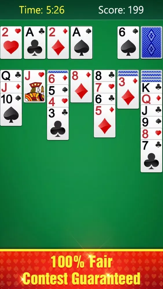 Capturas de tela do Happy Solitaire Card Game