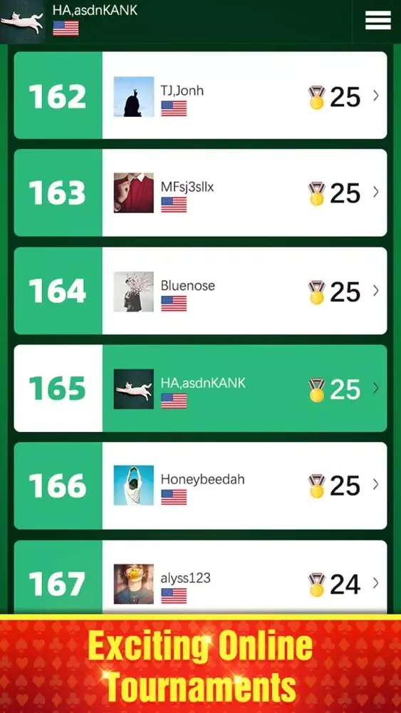 Capturas de tela do Happy Solitaire Card Game