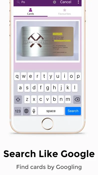 Captures d'écran de CardHQ - Business Card Reader