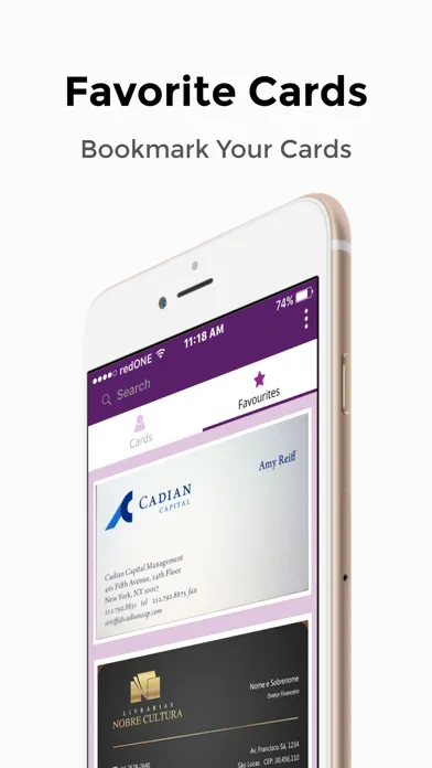Captures d'écran de CardHQ - Business Card Reader
