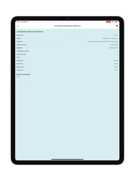Cardinal Health RBC 2023 iPad  Screenshots