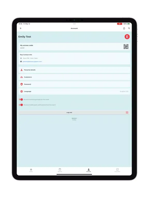 Cardinal Health RBC 2023 iPad  Screenshots