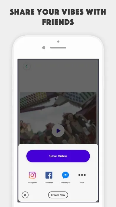 Ảnh chụp màn hình của Vibes Video Collage Editor