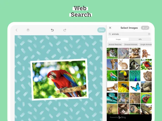 Captures d'écran de PicCollage EDU Collage Maker iPad 