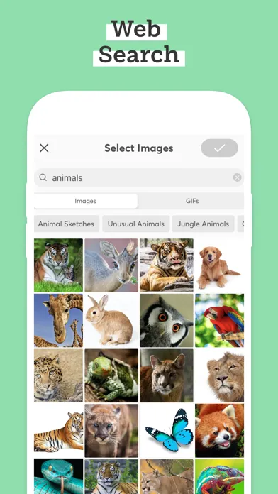 Captures d'écran de PicCollage EDU Collage Maker