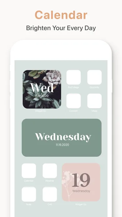 Capturas de pantalla de PicCo Widget Custom Homescreen