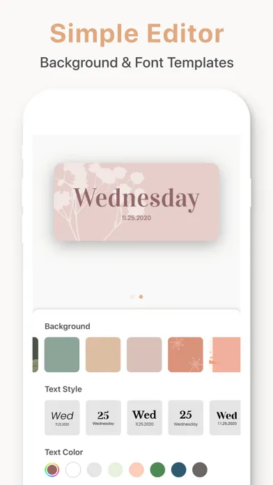 Capturas de pantalla de PicCo Widget Custom Homescreen