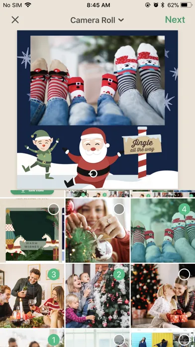 ภาพหน้าจอของ Pine 3D Greeting Cards
