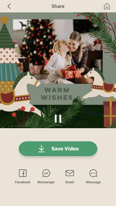 ภาพหน้าจอของ Pine 3D Greeting Cards