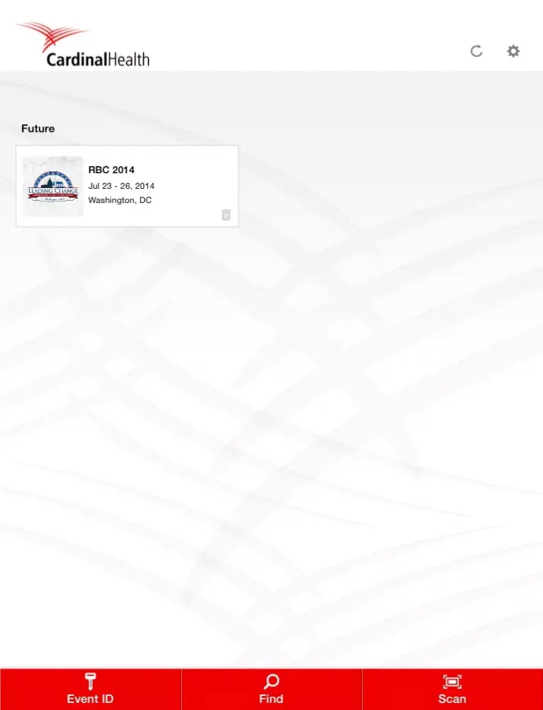 Cardinal Health RBC 2014 iPad  Screenshots