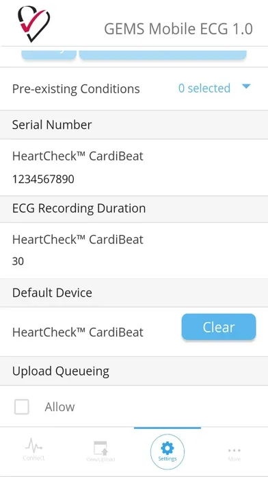 GEMS Mobile ECG स्क्रीनशॉट