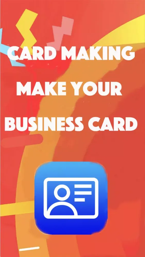 Capturas de tela do Card Making-make Business Card