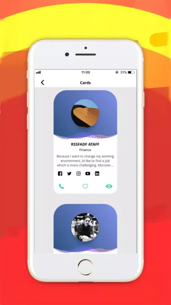 Capturas de tela do Card Making-make Business Card