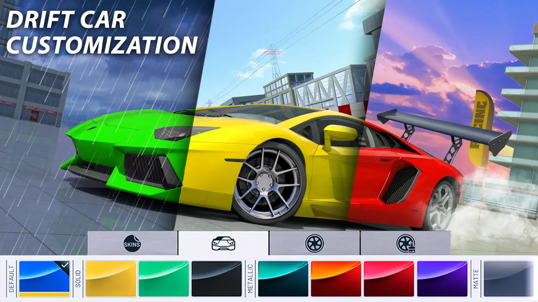 ภาพหน้าจอของ Car Drift Racing 3D: Car Games