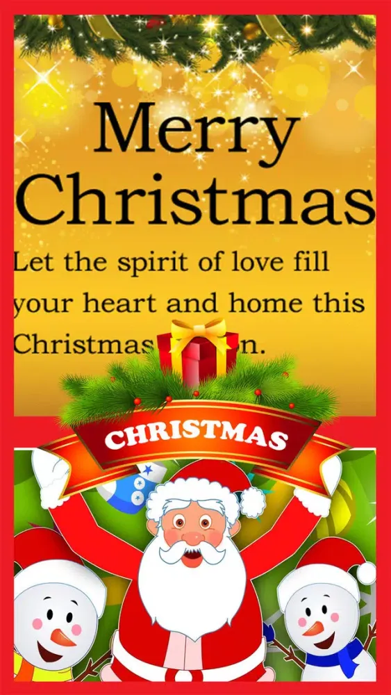 Скриншоты Christmas Greeting Card Wishes