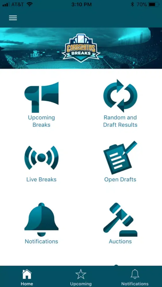 Cardsmiths Breaks App Screenshots