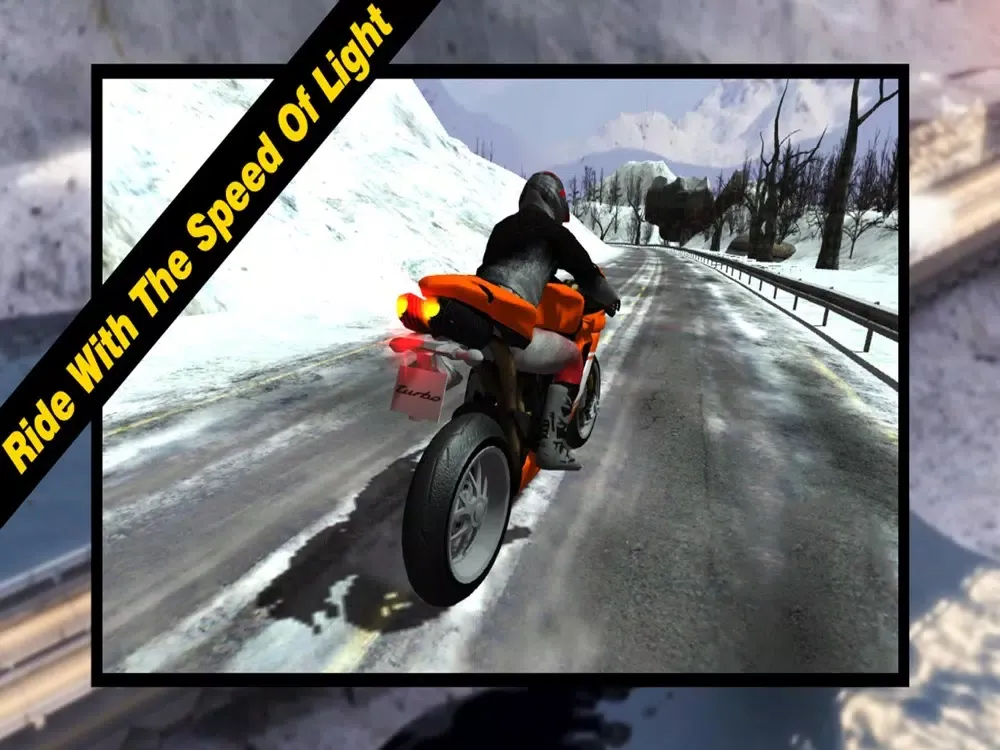 Highway snow racer VR Game iPad  স্ক্রিনশট
