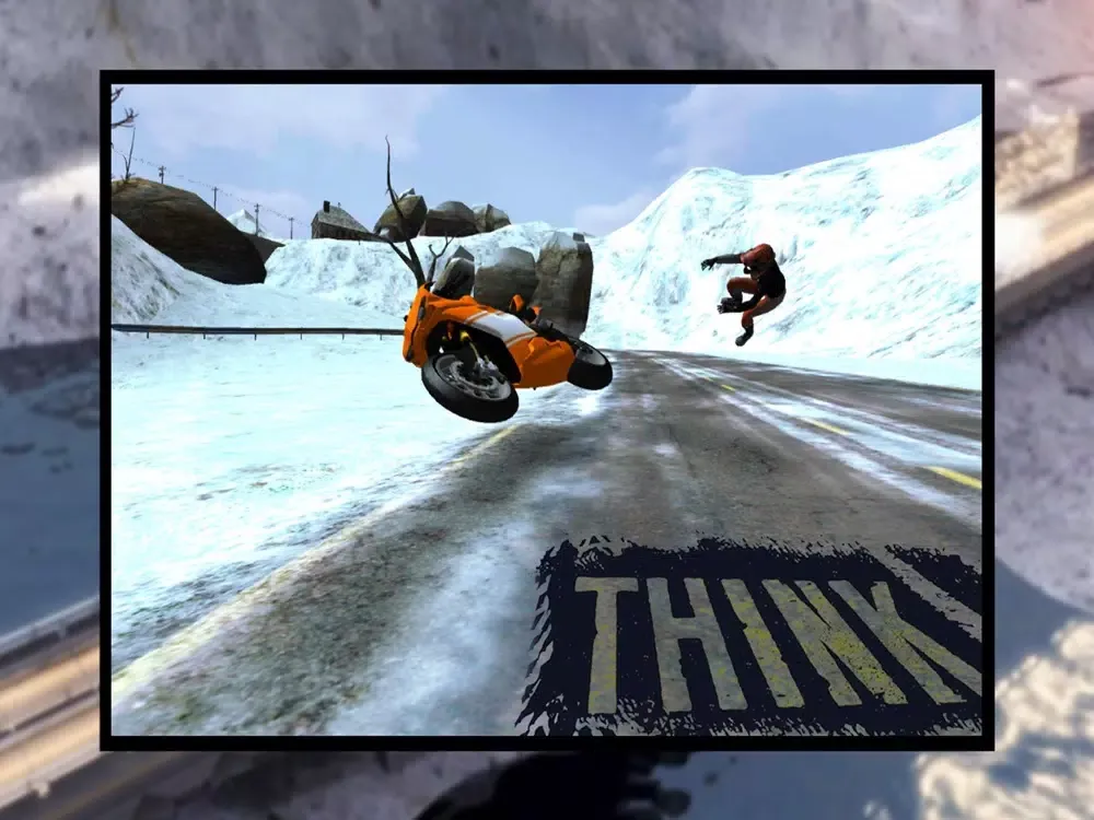 Highway snow racer VR Game iPad  স্ক্রিনশট