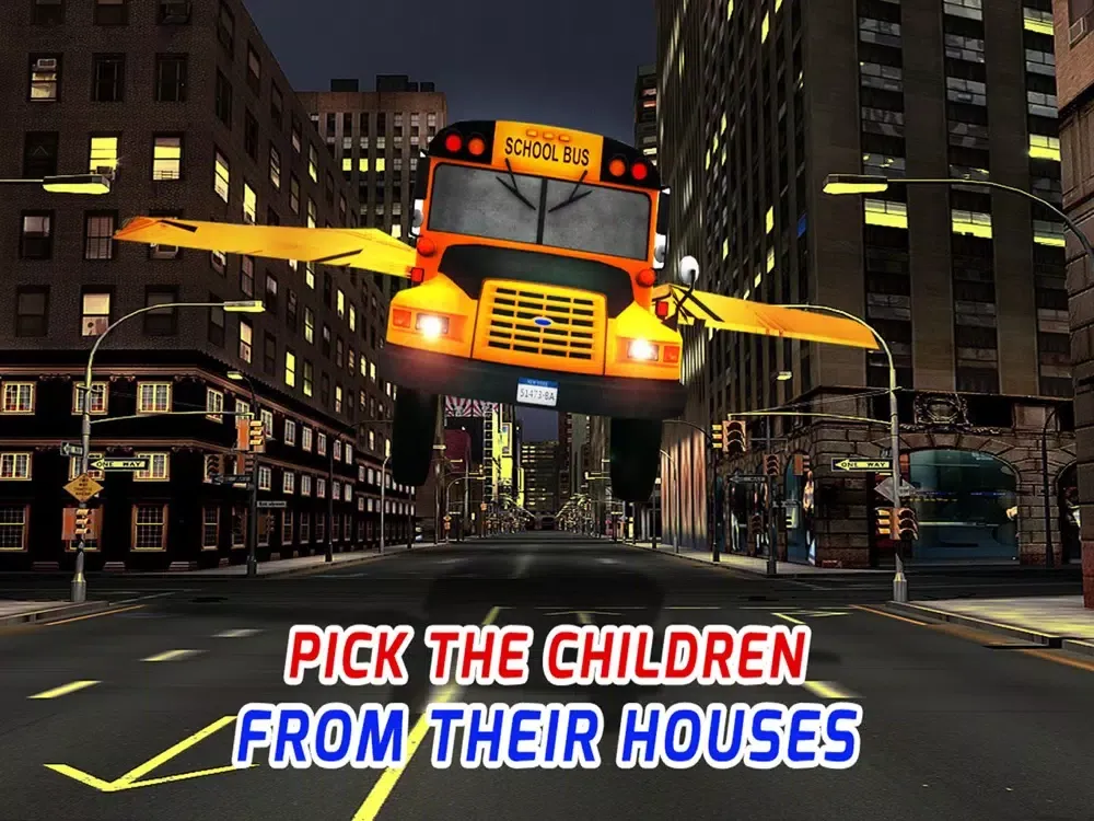 ภาพหน้าจอของ Racing school Bus in Air iPad 