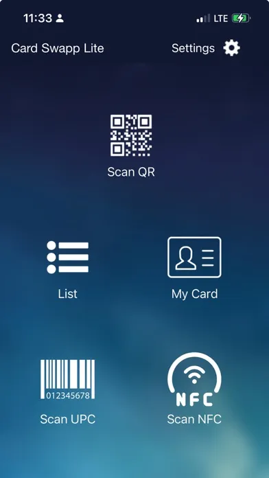Ảnh chụp màn hình của CardSwapp