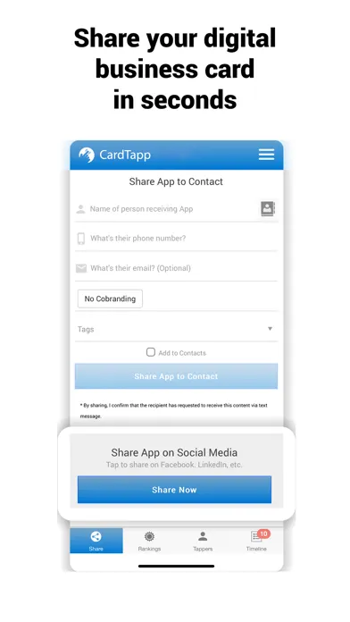 Cardtapp سکرین شاٹس