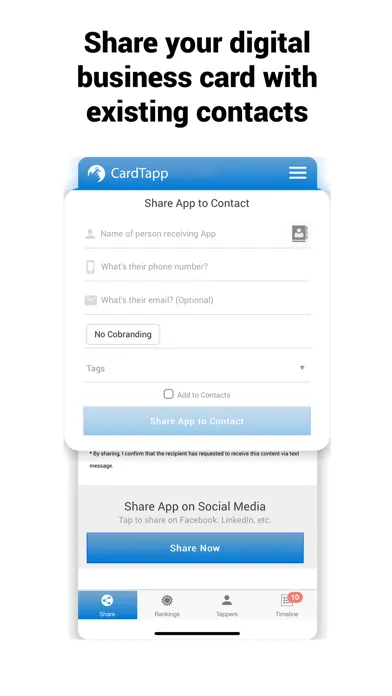 Cardtapp سکرین شاٹس